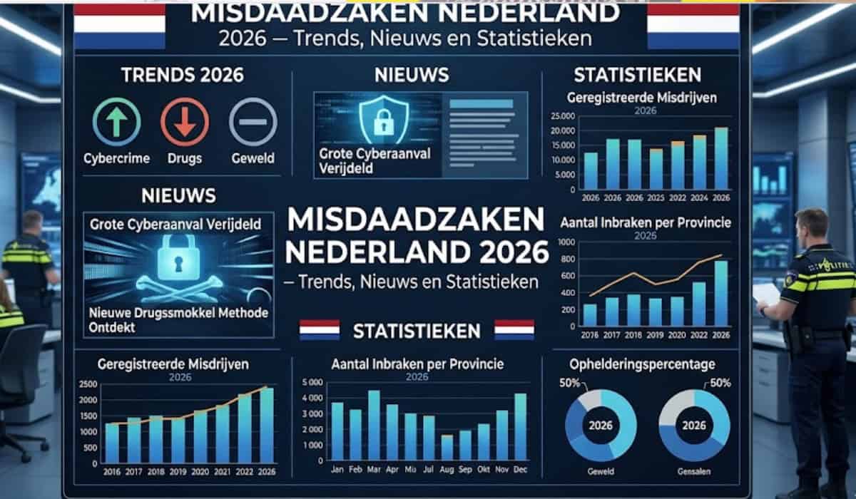 Misdaadzaken Nederland 2026 – overzicht van trends, nieuws en statistieken